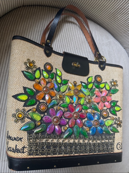 Enid Collins Handbags - Ernid Collins Flower Basket Purse